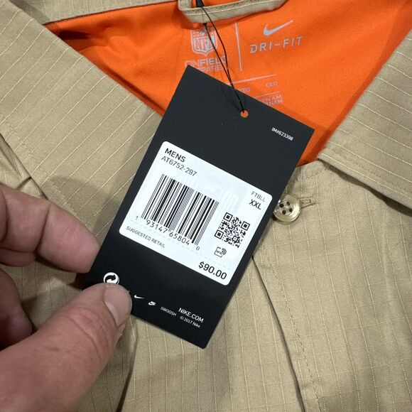 New England Patriots Nike 2019 Salute to Service Sideline Woven Button Shirt XXL - Picture 7 of 7